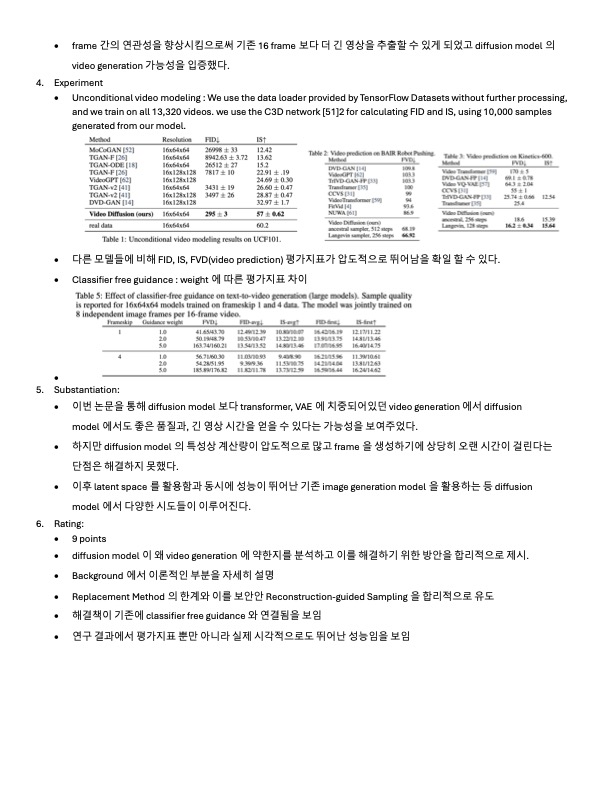 Summary VDM
